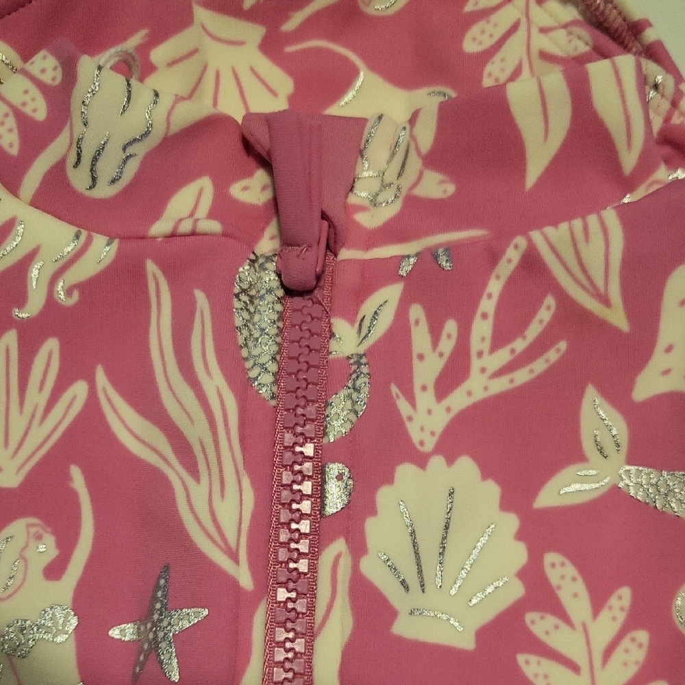 Boden Rashguard with Metallic Mermaids And Accents Swirls - Picture 4 of 4